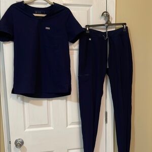 Figs Navy Women's Ankle Pants